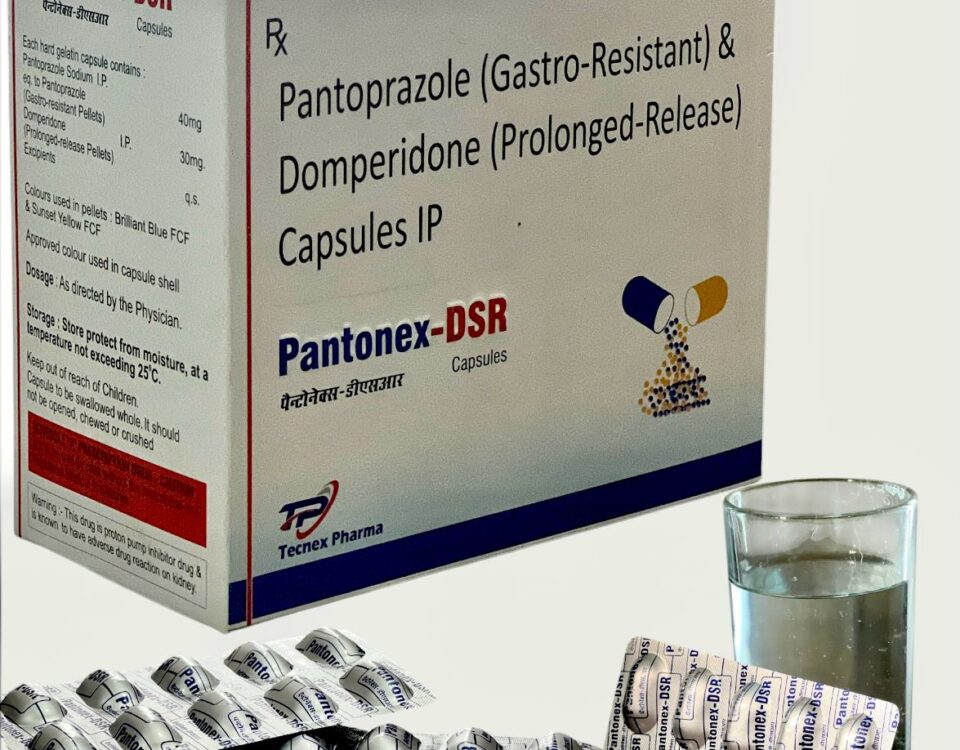pantoprazole Gastro resistant and domperidone prolonged release capsules IP